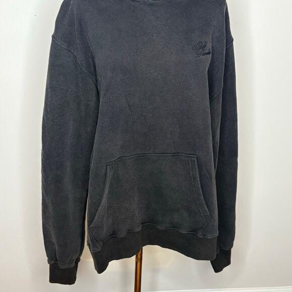 Club Paradise "A Midnight Romance" Faded Black Cotton Hoodie Mens Large - Picture 2 of 11